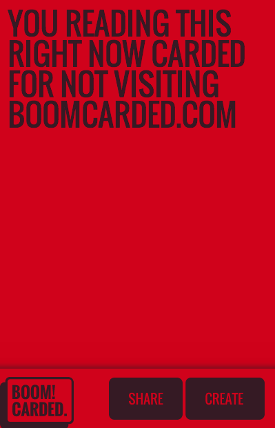 BOOM Carded